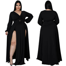 Load image into Gallery viewer, Plus Size Women&#39;s Long Sleeve Dress
