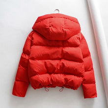 Load image into Gallery viewer, Cotton Padded Jacket Winter Hooded Parkas Women Casual Puffer Jacket
