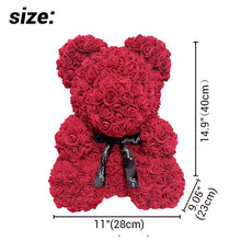 Load image into Gallery viewer, Rose Teddy Bear
