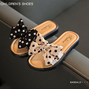 Kid's Bow Tie Flip Flops