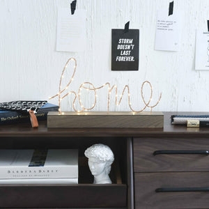 Home Decorative "Love" & "Home" LED Lamp