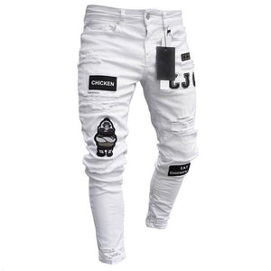 Men's Ripped Skinny Jeans