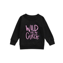 Load image into Gallery viewer, &quot;Wild Like My Curls&quot; Sweatshirt
