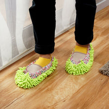 Load image into Gallery viewer, ORZ 1pair Dust Cleaner Floor Grazing Slippers
