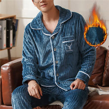 Load image into Gallery viewer, Men&#39;s Coral Fleece Sleepwear Pajamas
