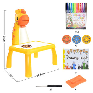 Children Led Projector Desk