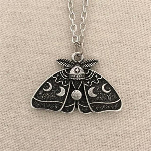 Luna Moth Necklace