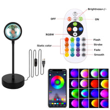 Load image into Gallery viewer, Smart Bluetooth Sunset Projection Lamp
