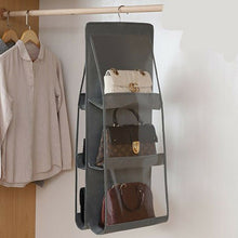 Load image into Gallery viewer, 6 Pocket Folding Hanging Handbag Storage Organizer
