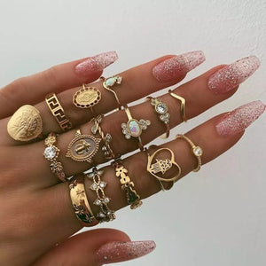 Snake Charmer Ring Set