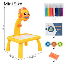 Load image into Gallery viewer, Kids Mini Led Art Drawing Table Set
