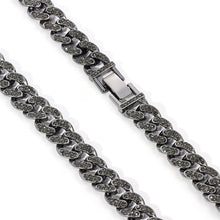 Load image into Gallery viewer, Iced Out Gun Black Necklace &amp; Bracelet
