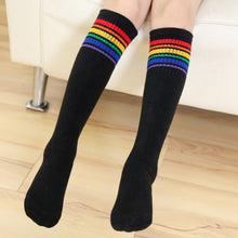 Load image into Gallery viewer, Rainbow Long Socks
