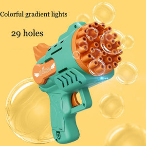 LED Bubble Gun Light Blower