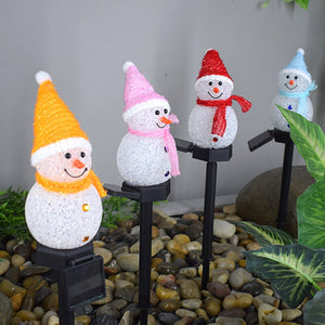 LED Snowman Lamps