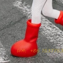 Load image into Gallery viewer, Red Boots Rain Boot
