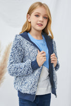 Load image into Gallery viewer, Little Girl&#39;s Faux Fur Hooded Jacket
