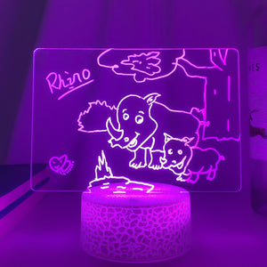 Rewritable 3D Night Light