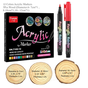 Acrylic Paint Pens with 36 Colors