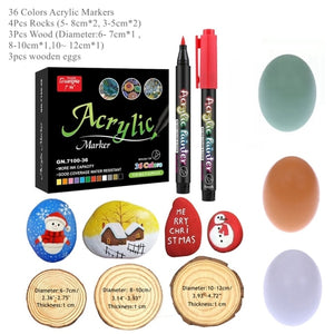 Acrylic Paint Pens with 36 Colors