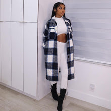 Load image into Gallery viewer, Elegant Checkered Coat
