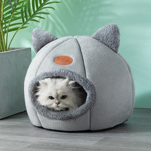 Load image into Gallery viewer, Cute Cat Ears Cat Bed
